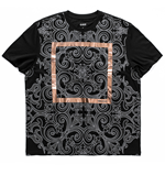Women Black Golden Square