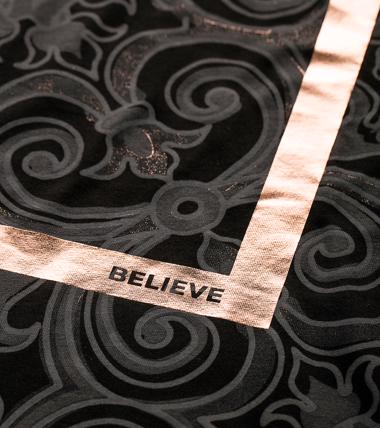 Bayan Siyah Golden Square