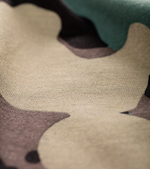 Women Black Camo Worn