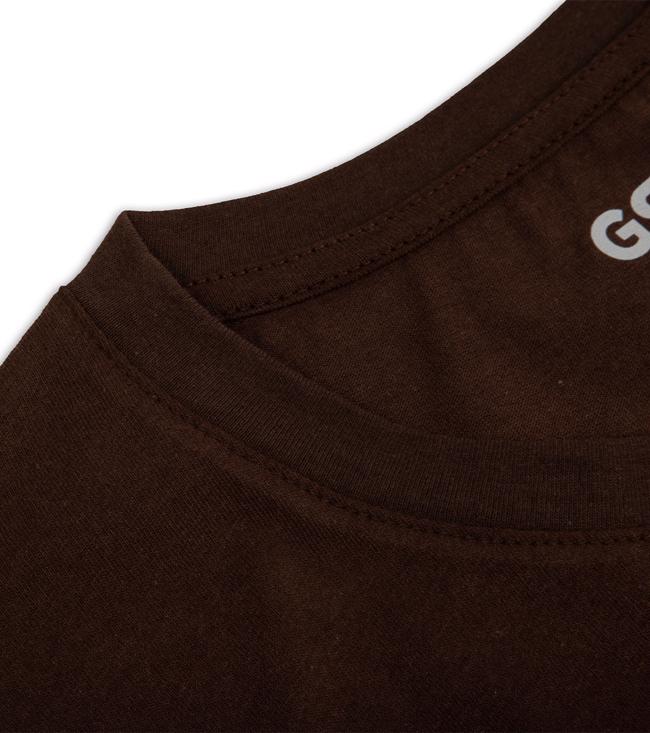 Bayan koyu_kahve Basic Tişört