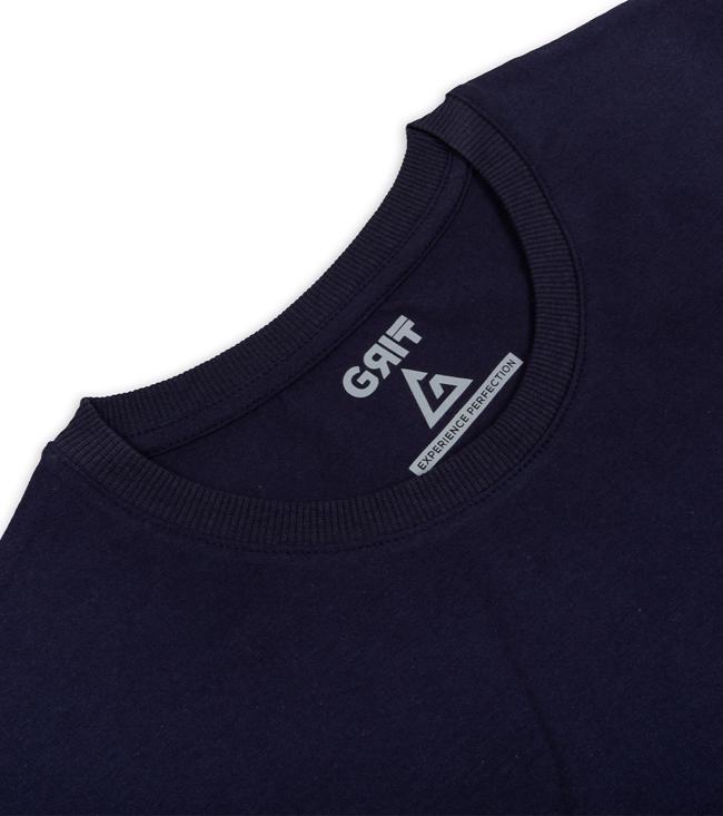 Bayan Lacivert Basic Tişört