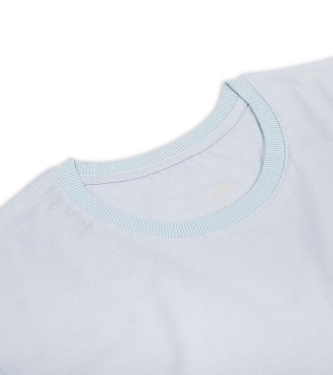 Bayan buz_mavi Basic Tişört