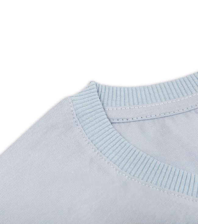 Bayan buz_mavi Basic Tişört