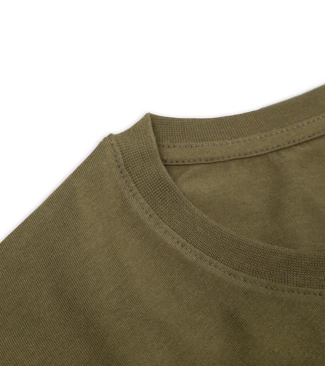 Bayan Olive Basic Tişört Olive