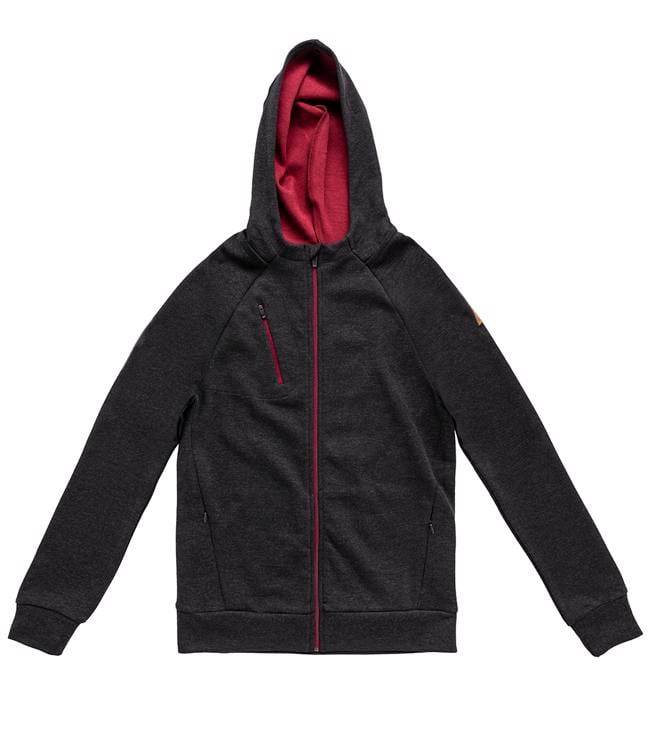 Bayan Gri Uludağ  Kapüşonlu Unisex Mont