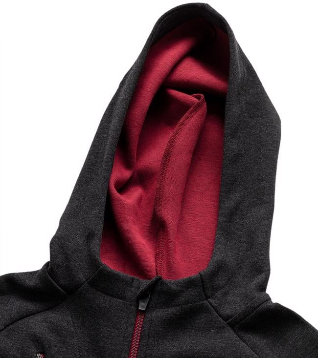 Bayan Gri Uludağ  Kapüşonlu Unisex Mont