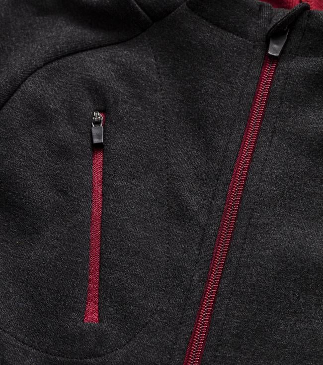 Bayan Gri Uludağ  Kapüşonlu Unisex Mont