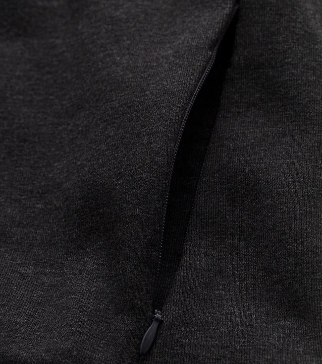 Bayan Gri Uludağ  Kapüşonlu Unisex Mont