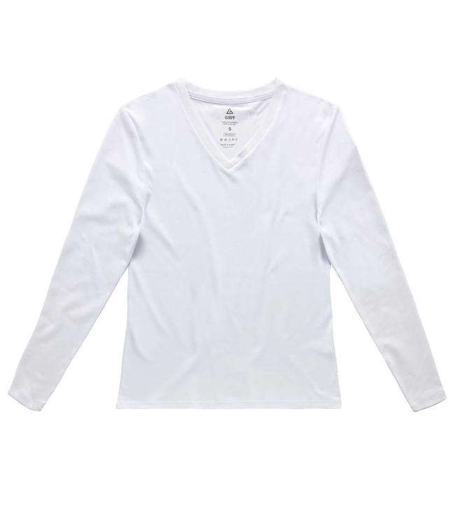 Bayan Beyaz La Molina V Yaka Erkek Sweatshirt