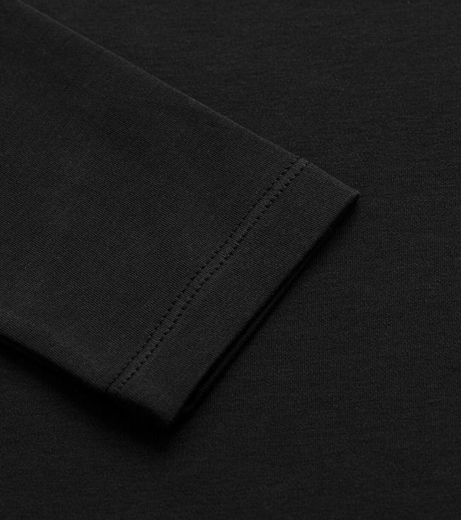 Bayan Siyah Formigal  V Yaka Erkek Sweatshirt