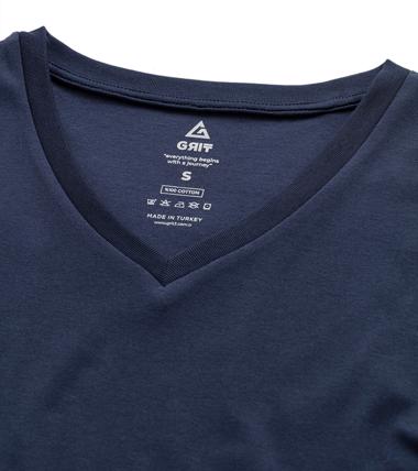 Bayan Lacivert Panticosa V Yaka Erkek Sweatshirt