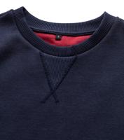 Bayan Lacivert Laax Bisiklet Yaka Unisex Sweatshirt