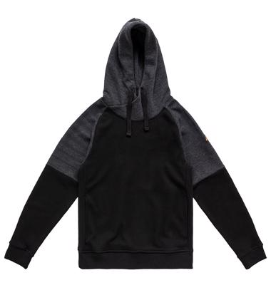 Siyah Kartalkaya Kapüşonlu Unisex Sweatshirt 