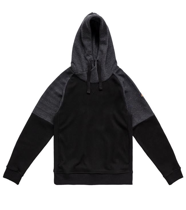 Bayan Siyah Kartalkaya Kapüşonlu Unisex Sweatshirt