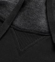 Bayan Siyah Kartalkaya Kapüşonlu Unisex Sweatshirt