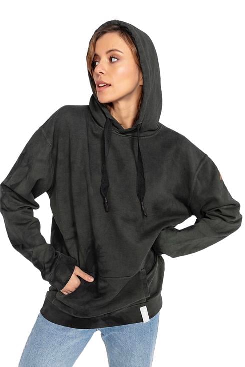 Bayan Tingled Green Veil Unisex Kapüşonlu