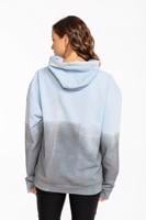 Bayan Dip Dye Blue Aspen Unisex Kapüşonlu