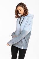 Bayan Dip Dye Blue Aspen Unisex Kapüşonlu