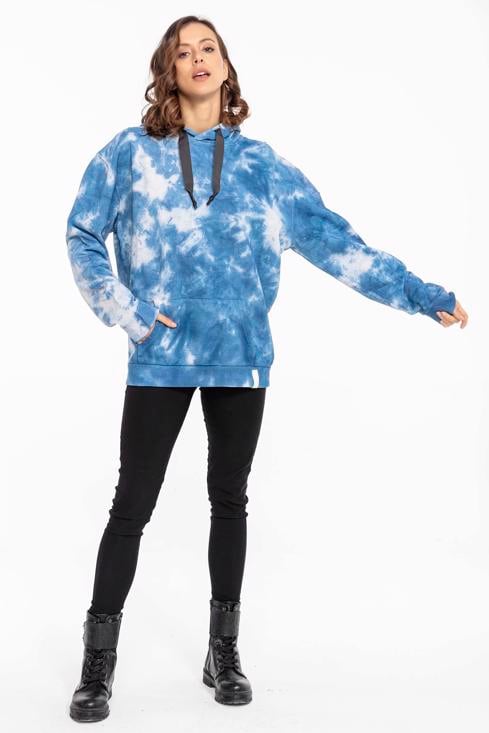 Bayan Crush Blue Alta Unisex Kapüşonlu