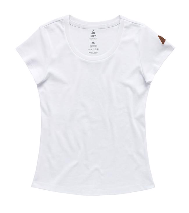 Bayan Beyaz Basic Tişört