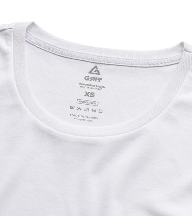 Bayan Beyaz Basic Tişört